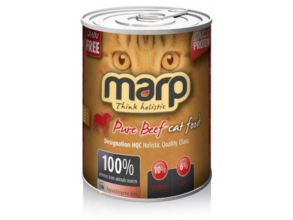 Marp Pure Beef Cat konzerva pro kočky 400g z kategorie Chovatelské potřeby a krmiva pro kočky > Krmivo a pamlsky pro kočky > Konzervy pro kočky