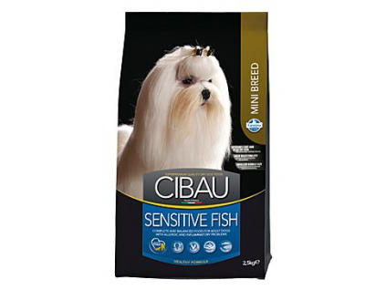 CIBAU Dog Adult Sensitive Fish&Rice Mini 2,5kg z kategorie Chovatelské potřeby a krmiva pro psy > Krmiva pro psy > Granule pro psy