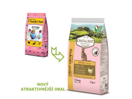 Chat & Chat Great Growth Kitten Chicken 2 kg