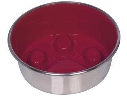 Nobby PAW protihltací miska červená nerez 16 cm 820ml z kategorie Chovatelské potřeby a krmiva pro psy > Misky a dávkovače pro psy > protihltací a lízací misky pro psy