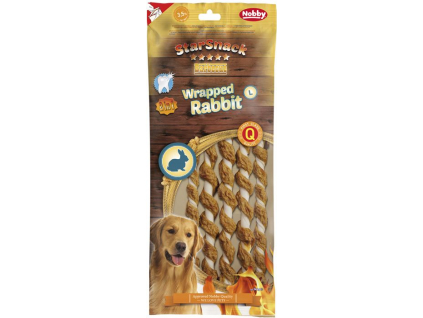 Nobby StarSnack Wrapped Rabbit L pamlsky 25cm 5ks 144g z kategorie Chovatelské potřeby a krmiva pro psy > Pamlsky pro psy > Žvýkací pamlsky pro psy