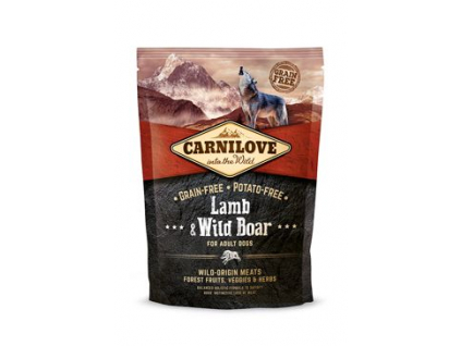 Carnilove Adult Dog Lamb & Wild Boar 1,5kg z kategorie Chovatelské potřeby a krmiva pro psy > Krmiva pro psy > Granule pro psy