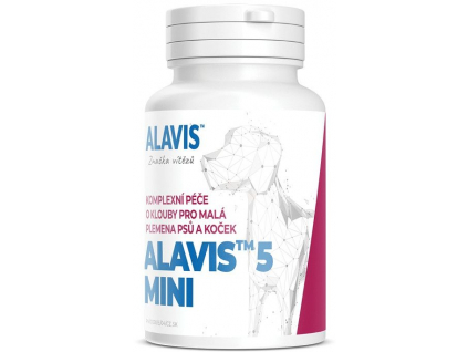 Alavis 5 MINI pro psy a kočky 60tbl z kategorie Chovatelské potřeby a krmiva pro psy > Vitamíny a léčiva pro psy > Pohybový aparát u psů