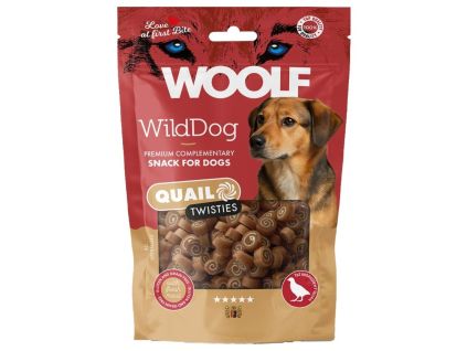 WOOLF WildDog poch. Twisties Quail&Cod 100g