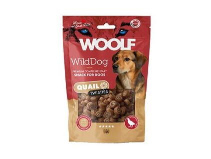 WOOLF WildDog poch. Twisties Quail&Cod 100g