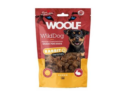 WOOLF WildDog poch. Twisties Rabbit&Cod 100g