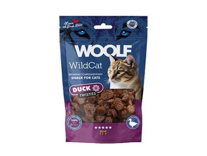 WOOLF WildCat Twisties Snack Duck 50g