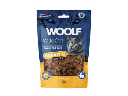 WOOLF WildCat Twisties Snack Rabbit 50g