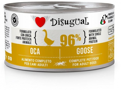 Disugual Dog Single Protein Husa konzerva 150g z kategorie Chovatelské potřeby a krmiva pro psy > Krmiva pro psy > Konzervy pro psy