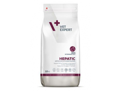 VetExpert VD 4T Hepatic Dog 12kg z kategorie Chovatelské potřeby a krmiva pro psy > Krmiva pro psy > Veterinární diety pro psy