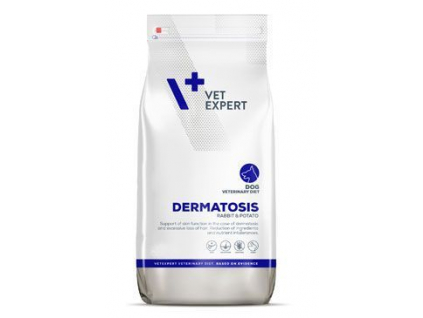VetExpert VD 4T Dermatosis Dog Rabbit Potato 12kg z kategorie Chovatelské potřeby a krmiva pro psy > Krmiva pro psy > Veterinární diety pro psy