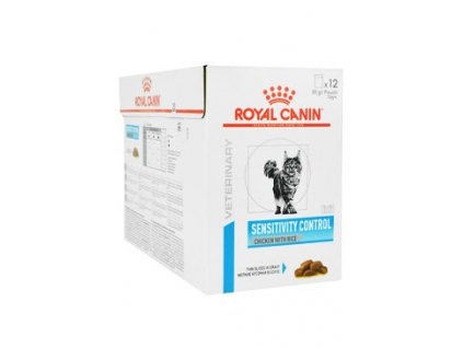 Royal Canin VD Feline Sensit Control 12x85g kuře kapsa z kategorie Chovatelské potřeby a krmiva pro kočky > Krmivo a pamlsky pro kočky > Veterinární diety pro kočky