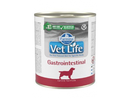 Vet Life Natural Dog konzerva Gastrointestinal 300g z kategorie Chovatelské potřeby a krmiva pro psy > Krmiva pro psy > Veterinární diety pro psy