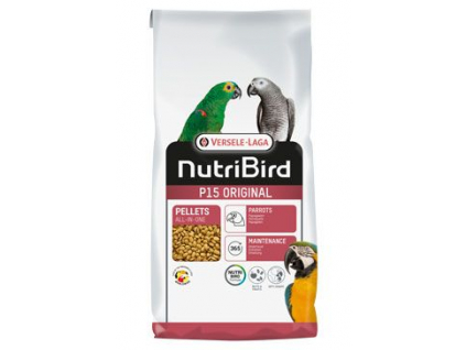 Versele-Laga Nutribird P15 Original pro papoušky 10kg z kategorie Chovatelské potřeby pro ptáky a papoušky > Krmivo pro papoušky