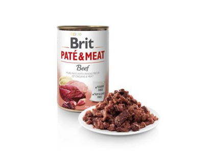 Brit Dog Paté & Meat Beef konzerva 800g z kategorie Chovatelské potřeby a krmiva pro psy > Krmiva pro psy > Konzervy pro psy