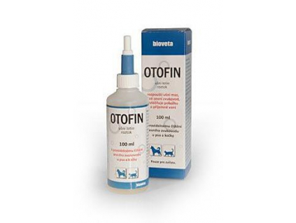 Otofin ušní roztok 100ml z kategorie Chovatelské potřeby a krmiva pro kočky > Hygiena a kosmetika koček > Ušní a oční péče koček