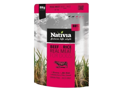 Nativia Real Meat Beef&Rice 8kg