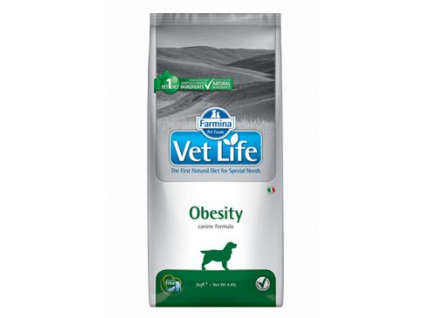 Vet Life Natural DOG Obesity 2kg z kategorie Chovatelské potřeby a krmiva pro psy > Krmiva pro psy > Veterinární diety pro psy