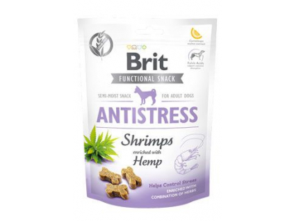 Brit Care Dog Functional Snack Antistress Shrimps 150g z kategorie Chovatelské potřeby a krmiva pro psy > Pamlsky pro psy > Funkční pamlsky pro psy