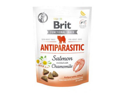 Brit Care Dog Functional Snack Antiparasit Salmon 150g z kategorie Chovatelské potřeby a krmiva pro psy > Pamlsky pro psy > Funkční pamlsky pro psy