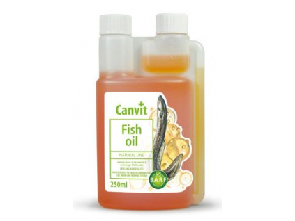 Canvit Fish oil 250ml z kategorie Chovatelské potřeby a krmiva pro psy > Vitamíny a léčiva pro psy > Doplňkové oleje pro psy