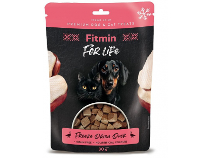 Fitmin For Life Mrazem sušené kachní pamlsky 30g z kategorie Chovatelské potřeby a krmiva pro psy > Pamlsky pro psy > Pamlsky sušené mrazem pro psy