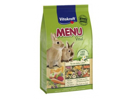 Vitakraft Rodent Rabbit Menu Vital krmivo pro králíky 500g z kategorie Chovatelské potřeby a krmiva pro hlodavce a malá zvířata > Krmiva pro hlodavce a malá zvířata