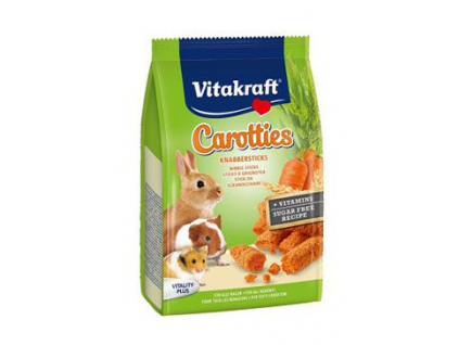 Vitakraft all Rodent Carotties pochoutka pro hlodavce 50g z kategorie Chovatelské potřeby a krmiva pro hlodavce a malá zvířata > Pamlsky pro hlodavce