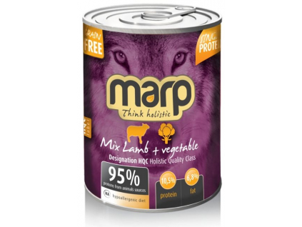 Marp Mix Lamb and Vegetable konzerva 400g z kategorie Chovatelské potřeby a krmiva pro psy > Krmiva pro psy > Konzervy pro psy