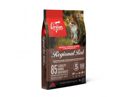 Orijen Cat Regional Red 5,4 kg z kategorie Chovatelské potřeby a krmiva pro kočky > Krmivo a pamlsky pro kočky > Granule pro kočky