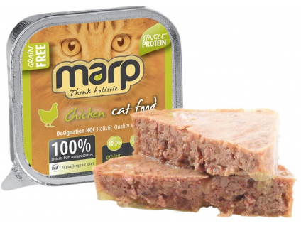 Marp Holistic Cat vanička Pure Chicken 100g z kategorie Chovatelské potřeby a krmiva pro kočky > Krmivo a pamlsky pro kočky > Vaničky, paštiky pro kočky