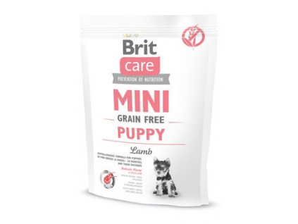 Brit Care Mini Grain Free Puppy Lamb 400g z kategorie Chovatelské potřeby a krmiva pro psy > Krmiva pro psy > Granule pro psy