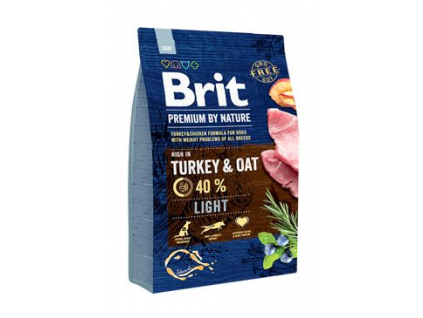 Brit Premium Dog by Nature Light 3kg z kategorie Chovatelské potřeby a krmiva pro psy > Krmiva pro psy > Granule pro psy