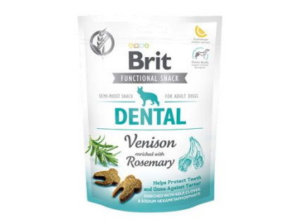 Brit Care Dog Functional Snack Dental Venison 150g z kategorie Chovatelské potřeby a krmiva pro psy > Pamlsky pro psy > Funkční pamlsky pro psy