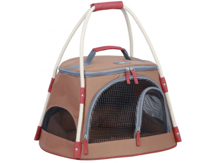 Nobby Enoshima Cat přepravní taška 3v1 pro psy a kočky do 8 kg světle hnědá z kategorie Chovatelské potřeby a krmiva pro psy > Cestování se psem > Tašky, kabelky pro psy