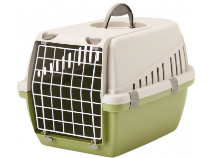 Přepravka Trotter 1 z recyklovaného plastu 49x33x30cm zelená z kategorie Chovatelské potřeby a krmiva pro psy > Cestování se psem > Přepravky pro psy