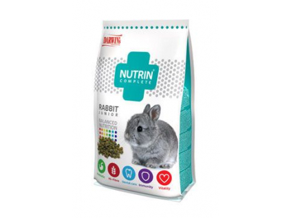 NUTRIN Complete králík junior 400g z kategorie Chovatelské potřeby a krmiva pro hlodavce a malá zvířata > Krmiva pro hlodavce a malá zvířata