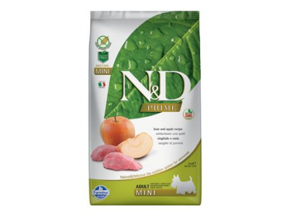 N&D PRIME DOG Adult Mini Boar & Apple 2,5kg z kategorie Chovatelské potřeby a krmiva pro psy > Krmiva pro psy > Granule pro psy