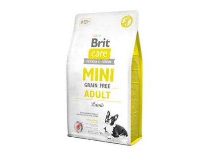 Brit Care Mini Grain Free Adult Lamb 2kg z kategorie Chovatelské potřeby a krmiva pro psy > Krmiva pro psy > Granule pro psy