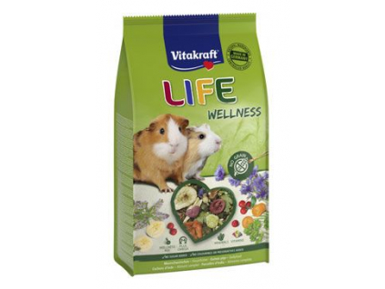 Vitakraft Rodent Guinea pig Life Wellnes krmivo pro morčata 600g z kategorie Chovatelské potřeby a krmiva pro hlodavce a malá zvířata > Krmiva pro hlodavce a malá zvířata