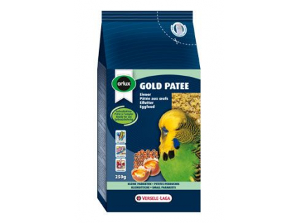 Versele Laga Orlux Gold Patee vlhčené pro papoušky 250g z kategorie Chovatelské potřeby pro ptáky a papoušky > Krmivo pro papoušky