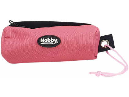 Nobby Puppy zásobník na pamlsky Snack Dummy 12x5 cm růžová z kategorie Chovatelské potřeby a krmiva pro psy > Hračky pro psy > Aportovací hračky pro psy > Činky, pešek pro psy