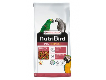 Versele-Laga Nutribird P15 Tropical pro papoušky 10kg z kategorie Chovatelské potřeby pro ptáky a papoušky > Krmivo pro papoušky