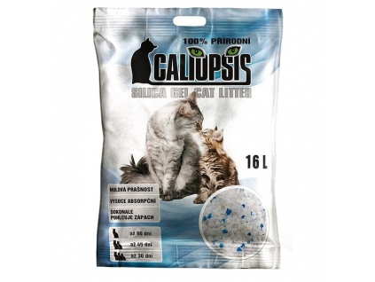 Caliopsis Silica gel cat litter stelivo 16l z kategorie Chovatelské potřeby a krmiva pro kočky > Toalety, steliva pro kočky > Steliva kočkolity pro kočky