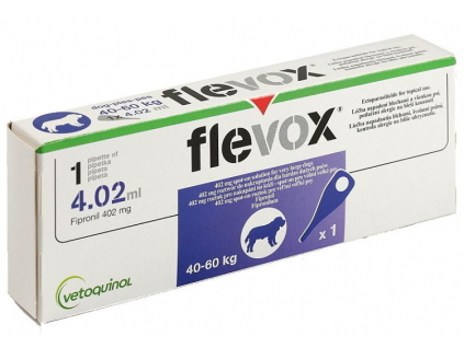 Flevox Spot-On Dog XL (nad 40kg) sol 1x4,02ml z kategorie Chovatelské potřeby a krmiva pro psy > Antiparazitika pro psy > Pipety (Spot On) pro psy