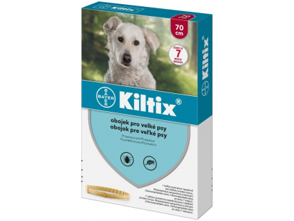 Kiltix antiparazitní obojek velký pes 70 cm z kategorie Chovatelské potřeby a krmiva pro psy > Antiparazitika pro psy > Antiparazitní obojky pro psy