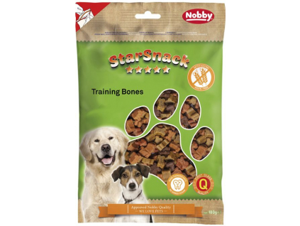 Nobby StarSnack Training Bones GRAIN FREE pamlsky 180g z kategorie Chovatelské potřeby a krmiva pro psy > Pamlsky pro psy > Poloměkké pamlsky pro psy