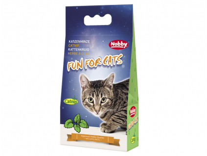 Nobby sušený Catnip kočičí tráva 25g z kategorie Chovatelské potřeby a krmiva pro kočky > Vitamíny a léčiva pro kočky > Feromony pro kočky