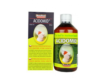 Acidomid E exoti 500ml z kategorie Chovatelské potřeby pro ptáky a papoušky > Vitamíny, minerály pro papoušky > Vitamíny pro papoušky