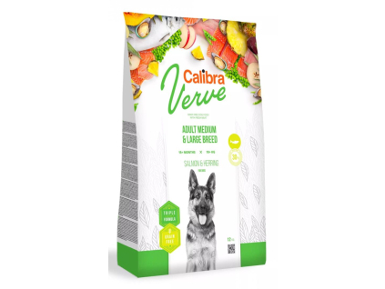 17964 1 109787 calibra dog verve gf adult m l salmon herring 12kg